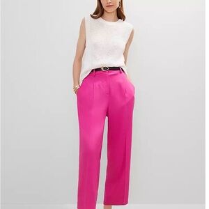Ann Taylor Women's Relaxed Ankle Pink Pants